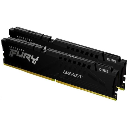 KINGSTON DIMM DDR5 64GB (Kit of 2) 5600MT/s CL36 FURY Beast Černá EXPO