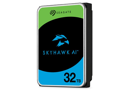 SEAGATE HDD 32TB SKYHAWK AI, 3.5", SATA 6Gb/s, Cache 512MB, CMR SEAGATE HDD 32TB SKYHAWK AI, 3.5", SATA 6Gb/s, Cache 512MB, CMR