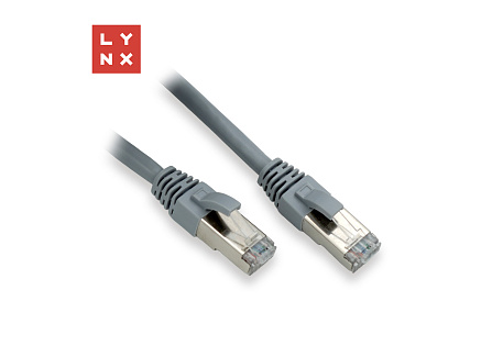 LYNX FTP patch kabel Cat6, PVC, 15m, šedý LYNX FTP patch kabel Cat6, PVC, 15m, šedý