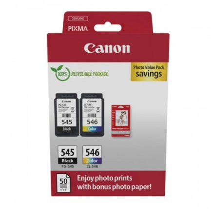 Canon CARTRIDGE PG-545/CL-546 PVP pro PIXMA TR455x, MG2x50, MG255xS, TS205, TS305, TS335x (180 str.)