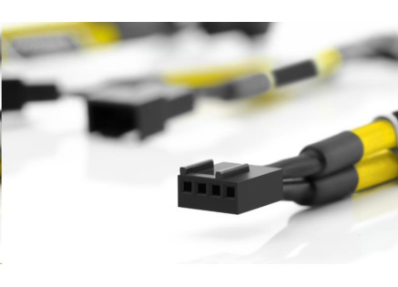 NOCTUA Rozdrojka NA-SYC1, 3x, 4-pin ventilátor, žlutá