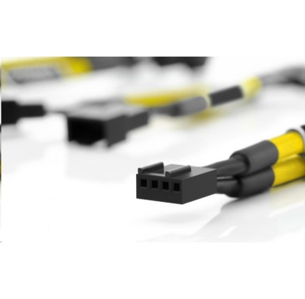 NOCTUA Rozdrojka NA-SYC1, 3x, 4-pin ventilátor, žlutá