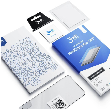 3mk tvrzené sklo HardGlass Max Lite Black pro Redmi 15 5G 3mk tvrzené sklo HardGlass Max Lite Black pro Redmi 15 5G