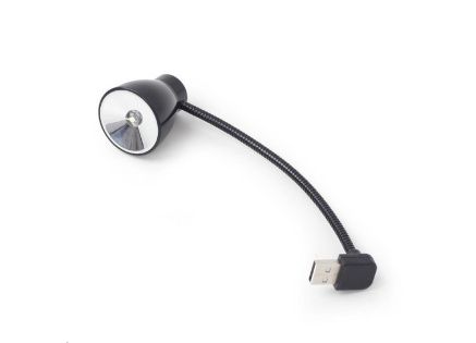 GEMBIRD USB lampička k notebooku, flexibilní, černá