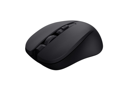 TRUST myš Mydo tichá bezdrátová myš, optická, USB, černá