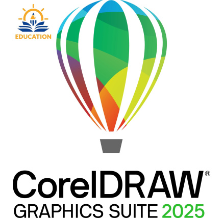 CorelDRAW Graphics Suite 2025 Education Perpetual License (incl. 1 Yr CorelSure Maintenance)(251+)