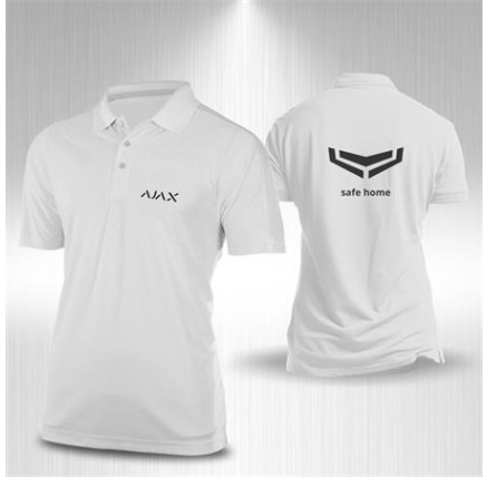 Ajax Polokošile bílá  - Safe home | L