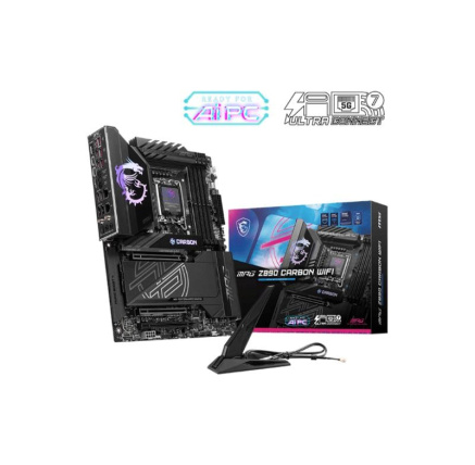 MSI MB Sc LGA1851 MPG Z890 CARBON WIFI, Intel Z890, 4xDDR5, 1xHDMI, 2xUSB4, WI-FI
