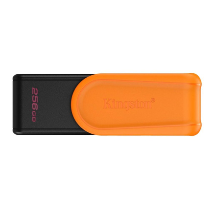 Kingston Flash Disk 256GB USB3.2 Gen 1 DataTraveler Exodia S (Black + Orange)