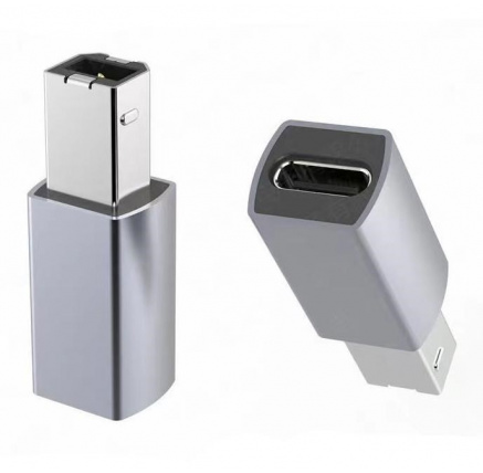 PremiumCord USB redukce USB C - USB2.0 B (F/M)