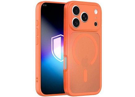 3mk ochranný kryt Misty MagCase Orange pro Apple iPhone 17 Pro 3mk ochranný kryt Misty MagCase Orange pro Apple iPhone 17 Pro
