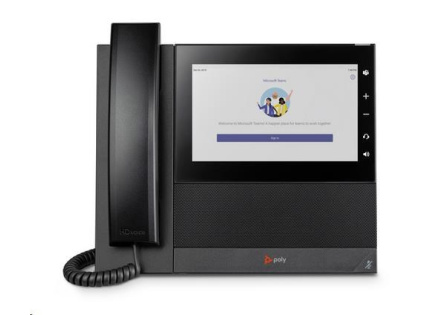 Poly CCX 600 multimediální telefon pro Microsoft Teams s podporou technologie PoE