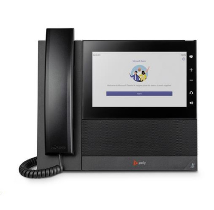 Poly CCX 600 multimediální telefon pro Microsoft Teams s podporou technologie PoE