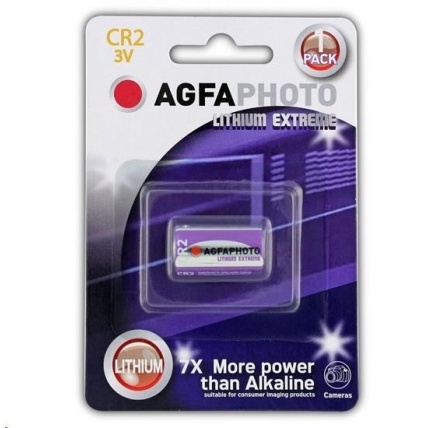 AgfaPhoto lithiová foto baterie CR2, blistr 1ks
