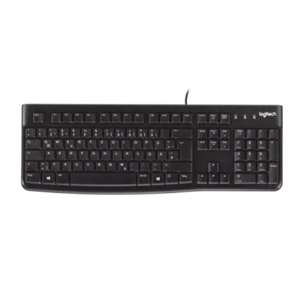 Logitech Keyboard MK120, US, black