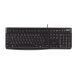 Logitech Keyboard MK120, US, black
