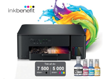 BROTHER multifunkce inkoustová DCP-T430W - A4 128MB 2400x600 16ppm USB 2.0. WIFI - INKTANK, INK BENEFIT BROTHER multifunkce inkoustová DCP-T430W - A4 128MB 2400x600 16ppm USB 2.0. WIFI - INKTANK, INK BENEFIT