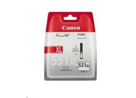 Canon CARTRIDGE CLI-551GY XL šedá pro Pixma iP, Pixma iX, Pixma MG a Pixma MX 725, 8750, 5450 (275 str.) Canon CARTRIDGE CLI-551GY XL šedá pro Pixma iP, Pixma iX, Pixma MG a Pixma MX 725, 8750, 5450 (275 str.)