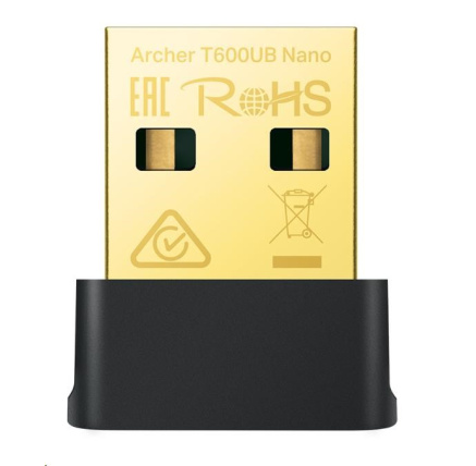 TP-Link Archer T600UB Nano WiFi5 USB adapter (AC600,2,4GHz/5GHz, Bluetooth 4.2, USB2.0) TP-Link Archer T600UB Nano WiFi5 USB adapter (AC600,2,4GHz/5GHz, Bluetooth 4.2, USB2.0)