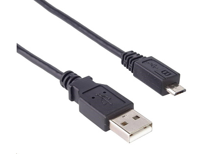 PREMIUMCORD Kabel USB 2.0 A-Micro B propojovací. 2m (černý)