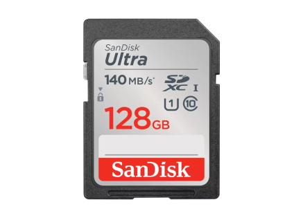 SanDisk SDXC karta Ultra 128GB (140MB/s)