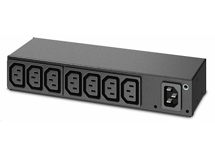 APC Rack PDU, Basic, 0U/1U, 120-240V/15A, 220-240V/10A, (8) C13, IEC-320 C14