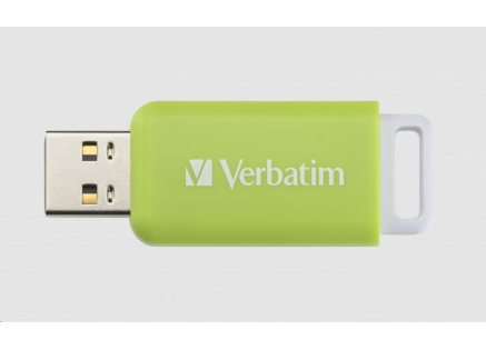 VERBATIM Flash Disk 32GB DataBar USB 2.0 Drive, zelená