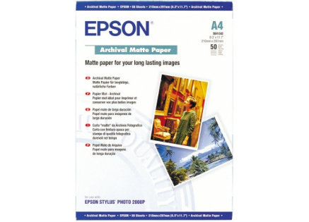EPSON Paper A4 Archival Matte 50 sheets
