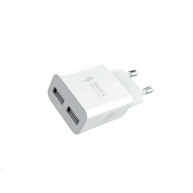 WG - Síťová nabíječka 2x USB-A 2,4A , white