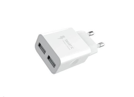 WG - Síťová nabíječka 2x USB-A 2,4A , white