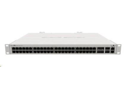 MikroTik Cloud Router Switch CRS354-48G-4S+2Q+RM, 650MHz CPU, 64MB, 1x10/100, 48xGLAN, 4xSFP+, 2xQSFP, vč. L5 MikroTik Cloud Router Switch CRS354-48G-4S+2Q+RM, 650MHz CPU, 64MB, 1x10/100, 48xGLAN, 4xSFP+, 2xQSFP, vč. L5