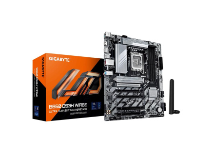 GIGABYTE MB Sc LGA1851 B860 DS3H WIFI6E, Intel B860, 4xDDR5, 1xDP, 1xHDMI, WiFi, ATX