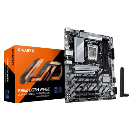 GIGABYTE MB Sc LGA1851 B860 DS3H WIFI6E, Intel B860, 4xDDR5, 1xDP, 1xHDMI, WiFi, ATX