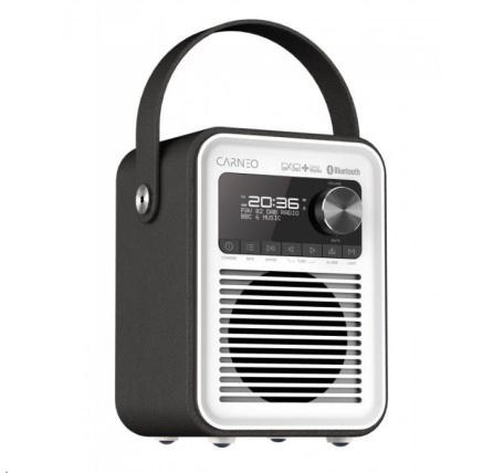 CARNEO D600 Rádio DAB+, FM, BT, black/white