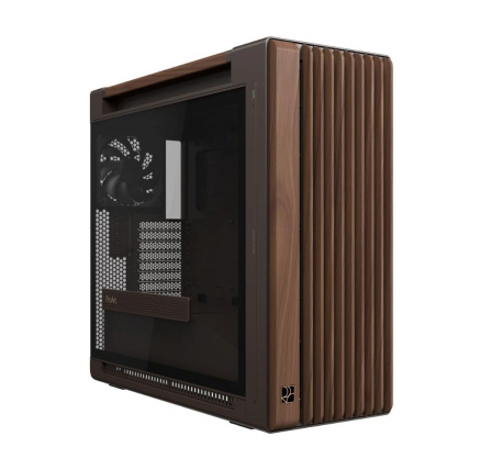 ASUS case PROART PA602 WALNUT WOOD RETRO TG, Mid Tower, průhledná bočnice, hnědá ASUS case PROART PA602 WALNUT WOOD RETRO TG, Mid Tower, průhledná bočnice, hnědá