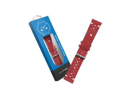 RhinoTech univerzální řemínek Genuine Leather Quick Release 18mm, červená RhinoTech univerzální řemínek Genuine Leather Quick Release 18mm, červená