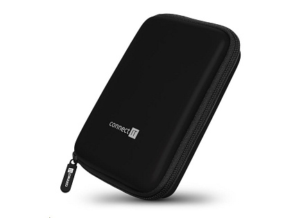 CONNECT IT HardShellProtect pevné skořepinové ochranné pouzdro na 2,5" HDD, černá