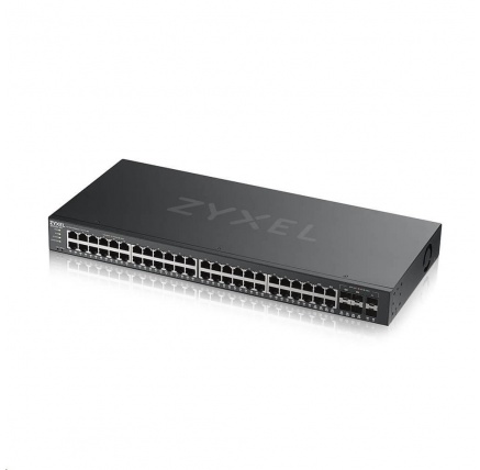 Zyxel GS2220-50 50-port L2 Managed Gigabit Switch, 44x gigabit RJ45, 4x gigabit RJ45/SFP, 2x gigabit SFP