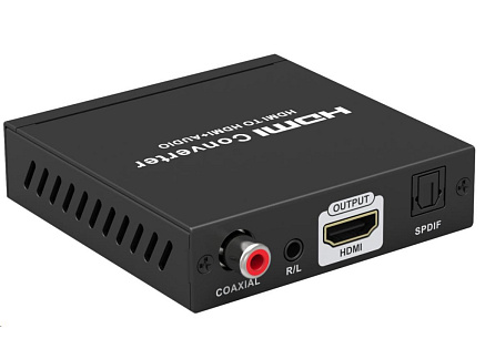 PREMIUMCORD Převodník - 4K@60Hz Audio Extractor ARC,HDR,výstupy: stereo jack, SPDIF, RCA