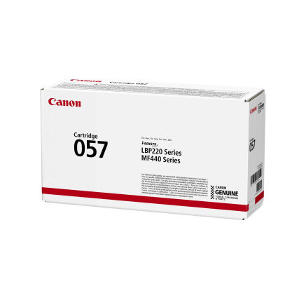 Canon TONER CRG-057 černý pro i-SENSYS MF443dw, MF445dw, MF446x, MF449x, LBP223dw (3 100 str.) Canon TONER CRG-057 černý pro i-SENSYS MF443dw, MF445dw, MF446x, MF449x, LBP223dw (3 100 str.)