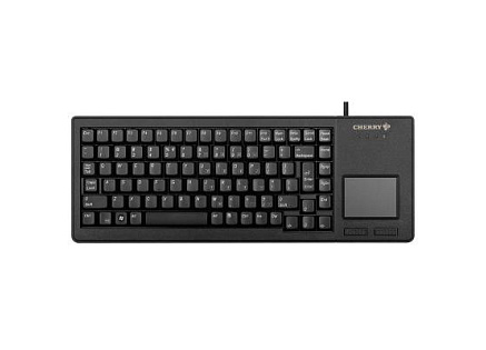 CHERRY klávesnice G84-5500, touchpad, ultralehká, USB, EU, černá