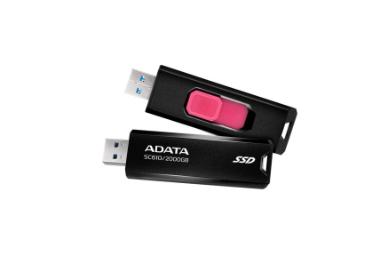 ADATA Externí SSD 2TB SC610, USB-A 3.2, černá ADATA Externí SSD 2TB SC610, USB-A 3.2, černá