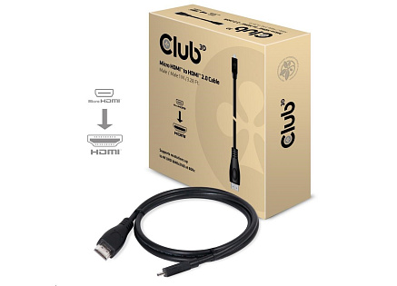 Club3D Kabel Micro HDMI na HDMI 2.0 4K60Hz UHD, (M/M), 1m