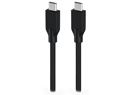 GENIUS nabíjecí kabel ACC-C2CC-3A, 150cm, USB-C na USB-C, 3A, PD60W, opletený, černý GENIUS nabíjecí kabel ACC-C2CC-3A, 150cm, USB-C na USB-C, 3A, PD60W, opletený, černý