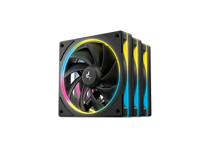 DEEPCOOL Ventilátor FL12 SE 3v1, 3x120mm, ARGB, černá DEEPCOOL Ventilátor FL12 SE 3v1, 3x120mm, ARGB, černá