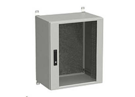 Solarix rozvaděč nástěnný venkovní LC-20 15U 600x400mm, dveře sklo, LC-20-15U-64-12-G