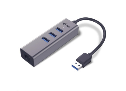 i-tec USB 3.0 Metal HUB 3 Port + Gigabit Ethernet Adapter