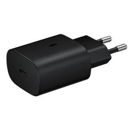 Samsung cestovní nabíječka EP-TA800EBE, PD, Fast charging, USB-C, 25 W, černá, (bulk) Samsung cestovní nabíječka EP-TA800EBE, PD, Fast charging, USB-C, 25 W, černá, (bulk)