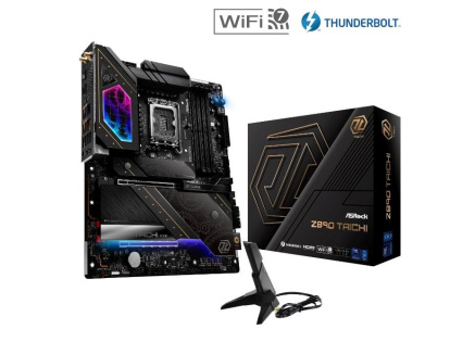 ASRock MB Sc LGA1851 Z890 TAICHI, Intel Z890, 4xDDR5, 1xHDMI, 2xThunderbolt, WI-FI