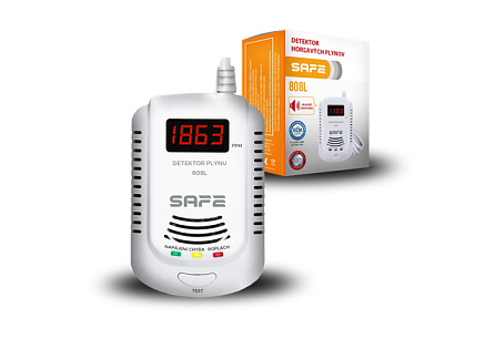 Safe Detektor hořlavých a výbušných plynů 808L(zemní plyn) Safe Detektor hořlavých a výbušných plynů 808L(zemní plyn)